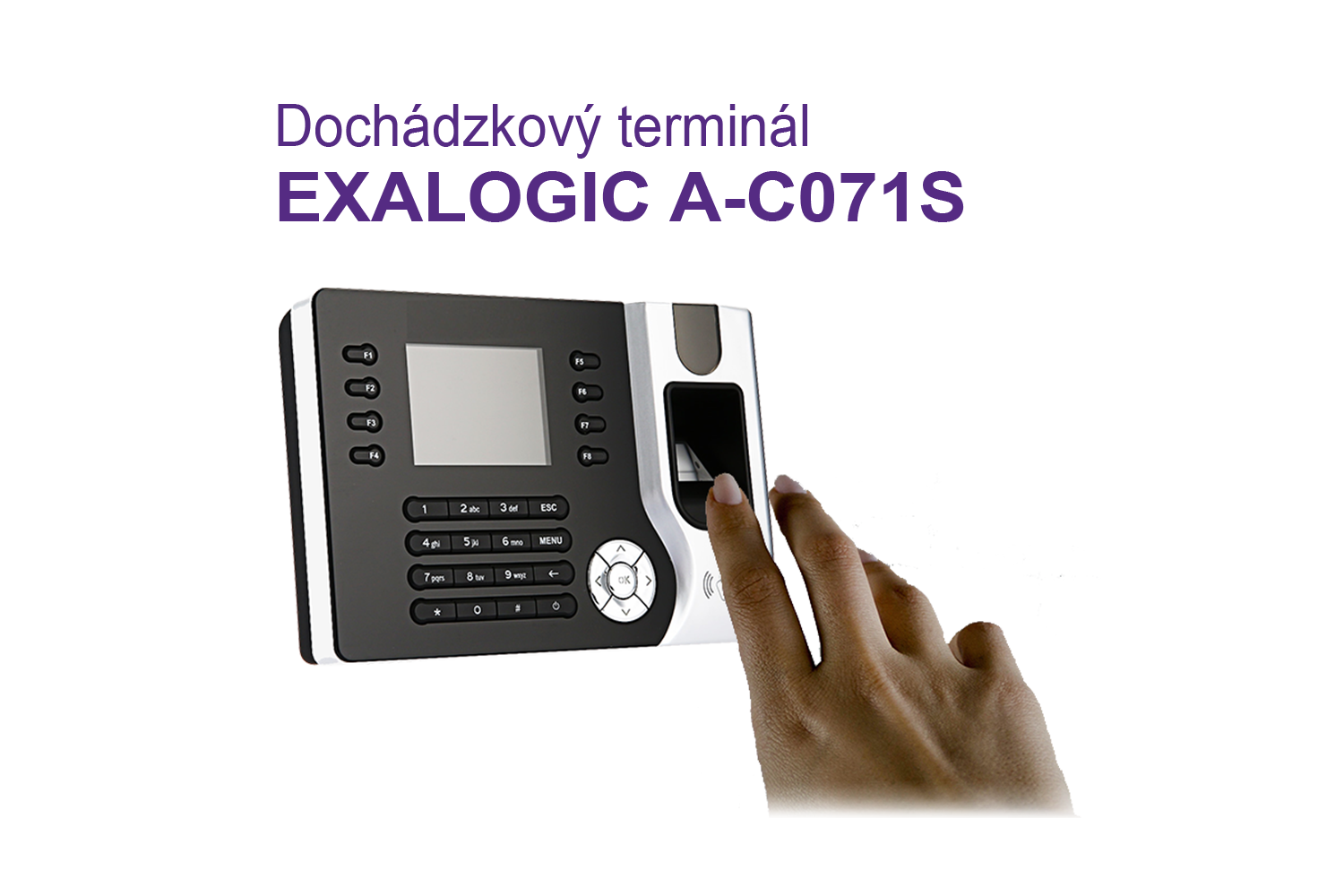 Dochádzkový terminál EXALOGIC A-C071S